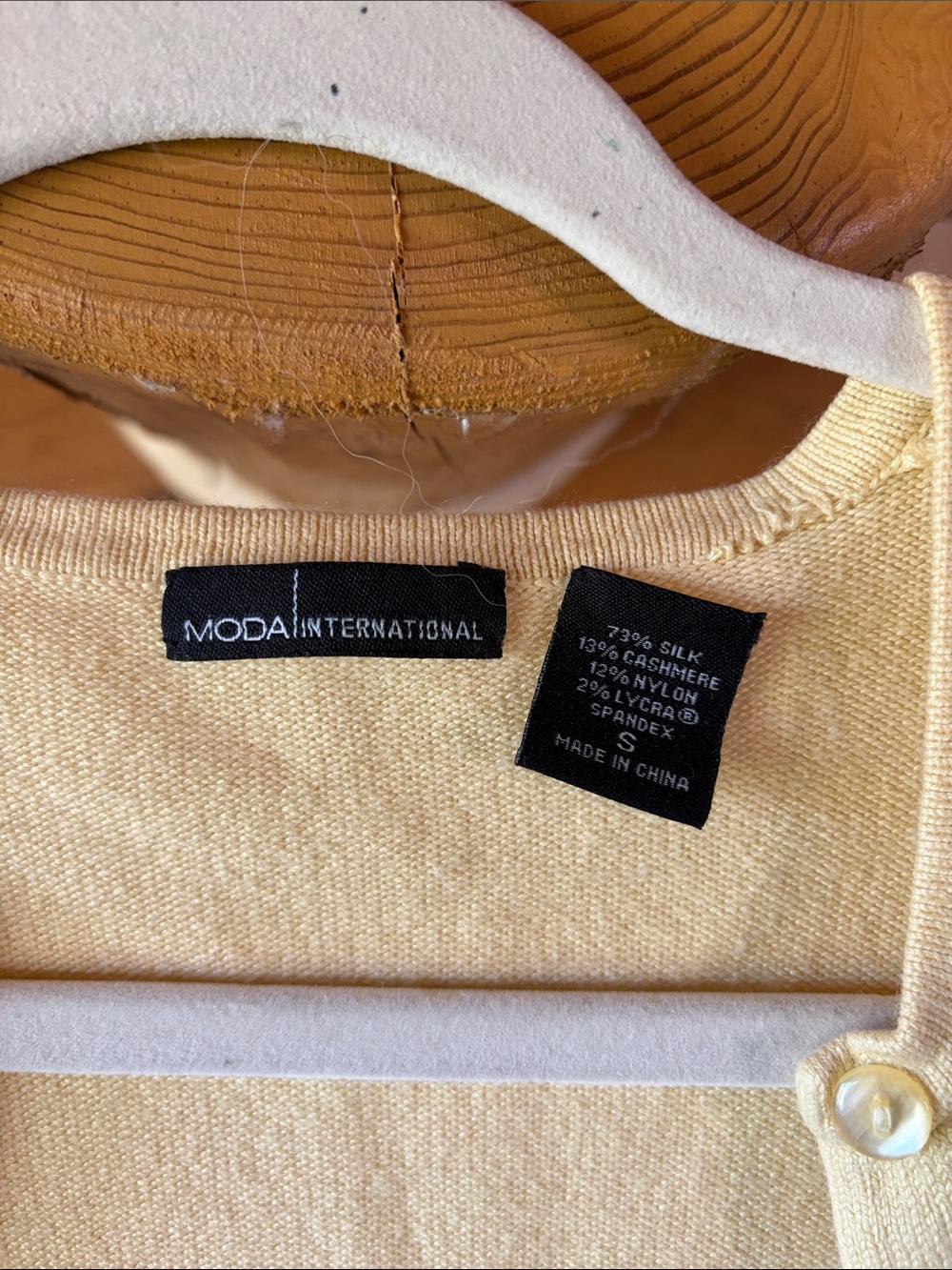 Classic Yellow Cardigan - Picture 2 of 5